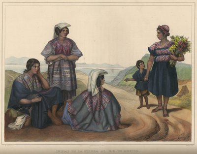 Indians of the Sierra to the Southeast of Mexico by Pierre Frédéric Lehnert